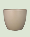 Ceramic pot Boule Taupe mat